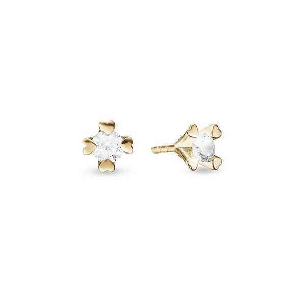 Mary Diamantøreringe i 14 kt guld med lab-grown brillanter på 2x0,75ct