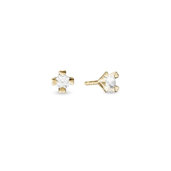 Mary Diamantøreringe i 8 kt guld med lab-grown brillanter på 2x0,20ct