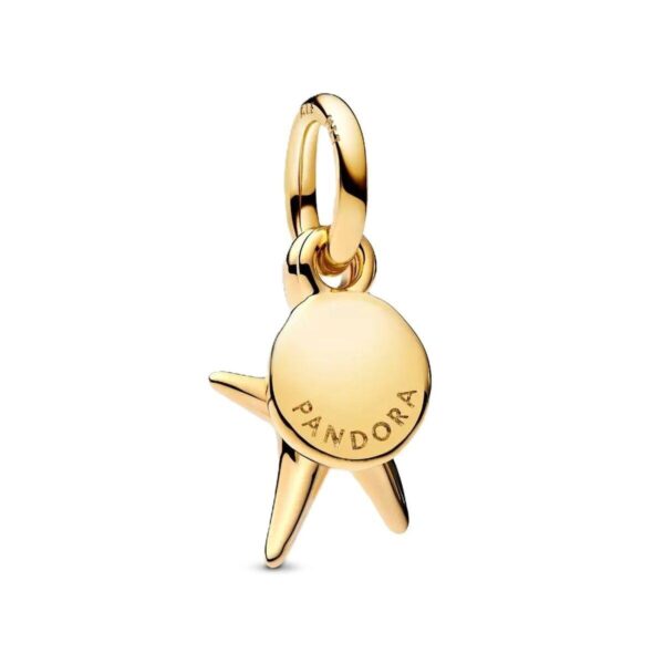 Pandora charm 763892C01 - gylden vedhæng i 925 sterling sølv