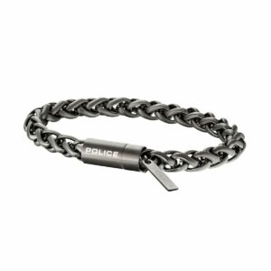 Police herrearmbånd PJ25135BSU04-S - kæde i mørk metal