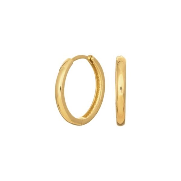 Siersbøl - Guld creoler Ø16 i 8-14kt. guld**