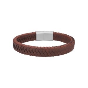 Son of Noa - Herre armbånd i brun kalvelæder 19-23 cm