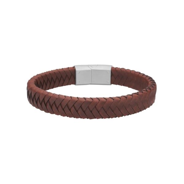 Son of Noa - Herre armbånd i brun kalvelæder 19-23 cm