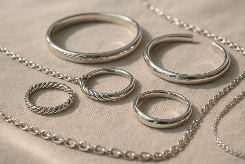 Smykker i sølv – historie, design og betydning