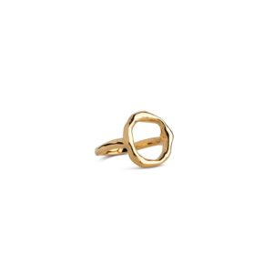 Enamel - Miriam ring i forgyldt sølv