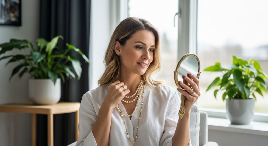 perlekæde moderne styling