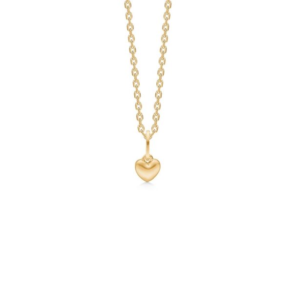 Mads Z - Mini Love vedhæng i 8kt. guld med hjerte - 4mm