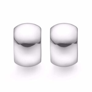 Øreclips i Sølv - Buet design
