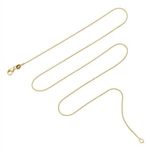 Panser halskæde i 9 kt. Guld - 0,6 mm og 36 cm