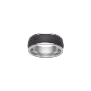 Son of Noa Herrering i blank stål med carbon