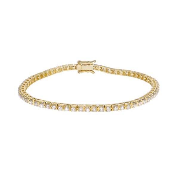 Aagaard - Tennisarmbånd i 14 kt guld med 0,93-99 ct lab-grown diamant